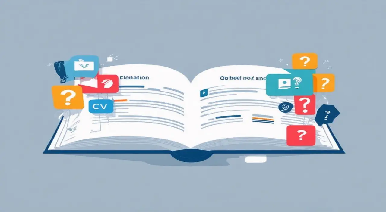 Libro de CVs: iconos, ideas, minimalista
